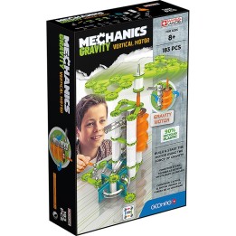 Geomag™ Mechanics Gravity Construction Set, Vertical Motor Recycled, 183 Pieces
