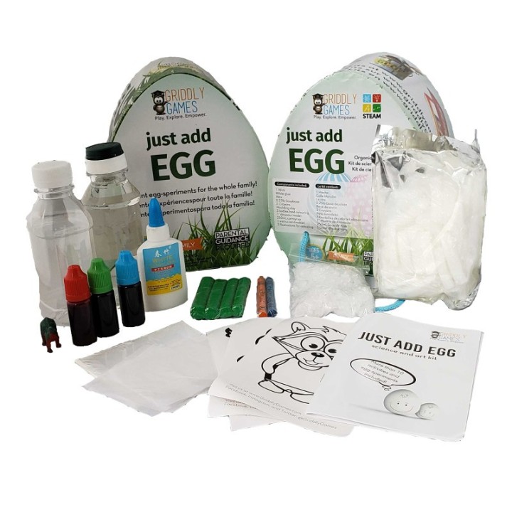 Griddly Kids Just Add Egg Science + Art Kit