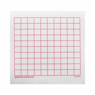 Geyer Instructional Products Graphing 3M Post-it® Notes,10 x 10 Grid, 4 Pads
