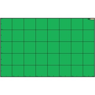 Geyer Instructional Products Wonder League Robotics Competition Green Screen Mat, 150cm x 240cm with 30cm Grid