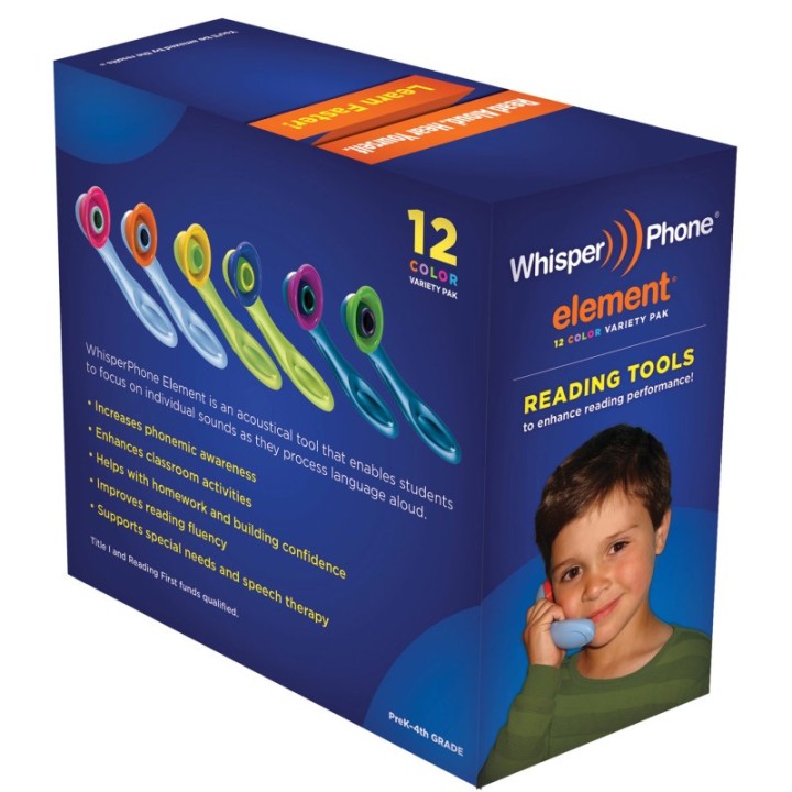 WhisperPhone® Acoustical Voice-Feedback Headset VarietyPak of 12