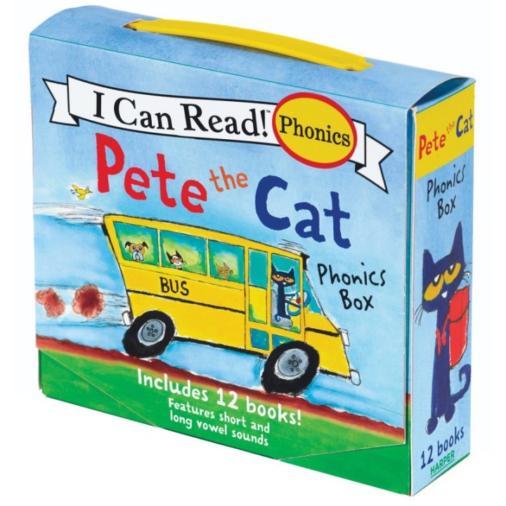 HarperCollins I Can Read!™ Pete the Cat Phonics Box, Set of 12 Books