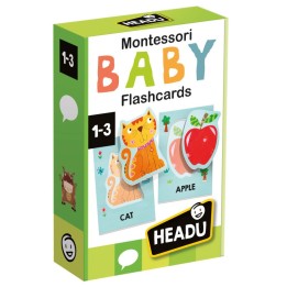 Headu Montessori Baby Flashcards, Ages 1-3