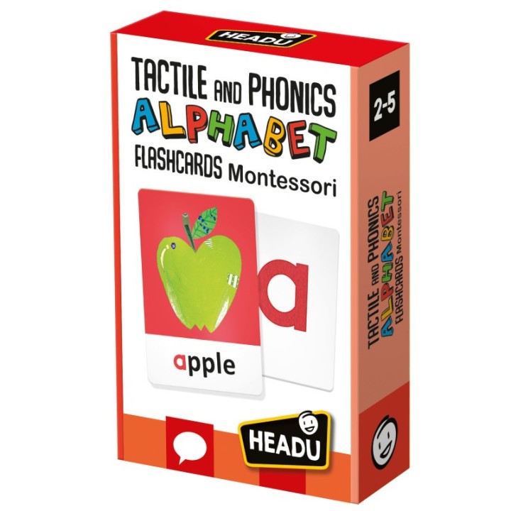 Headu Montessori Flashcards Tactile and Phonics Alphabet