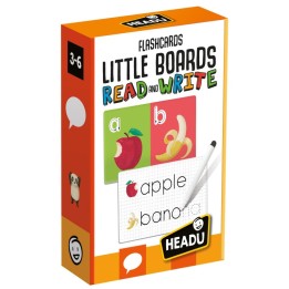 Headu Little Boards Read and Write Flash Cards, Ages 3-6