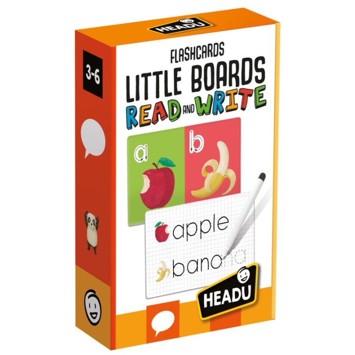 Headu Little Boards Read and Write Flash Cards, Ages 3-6