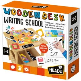 Headu Wooden Desk Writing School, Ages 3-6