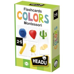 Headu Colors Flash Cards Montessori, Ages 2-5
