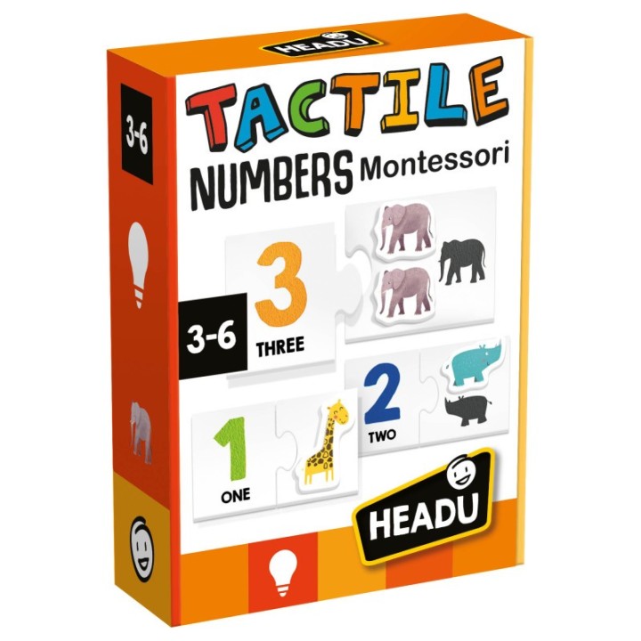 Headu Tactile Numbers Montessori Puzzles