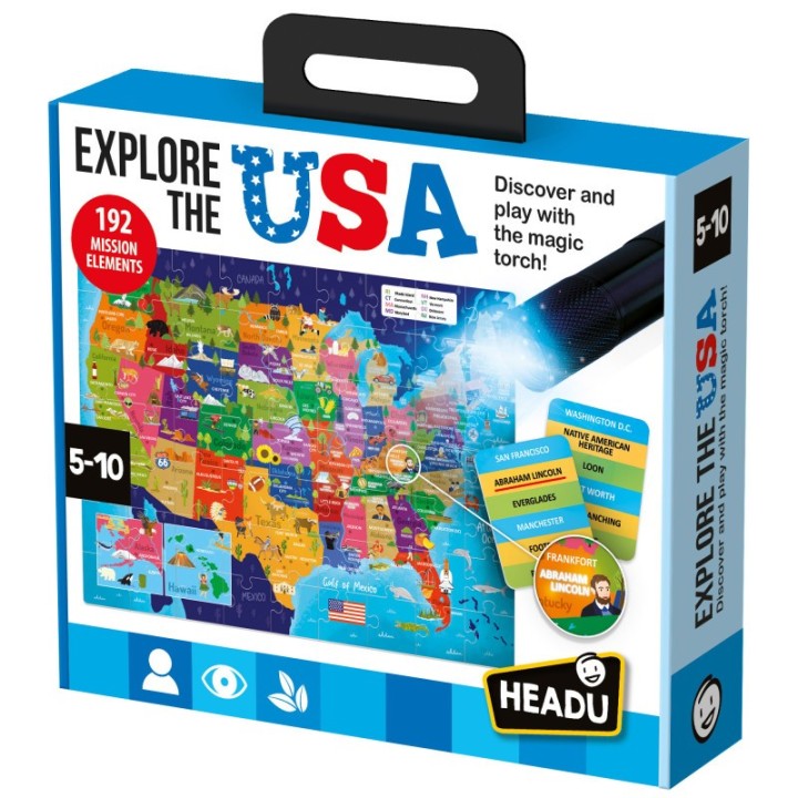 Headu Explore the USA Puzzle Game