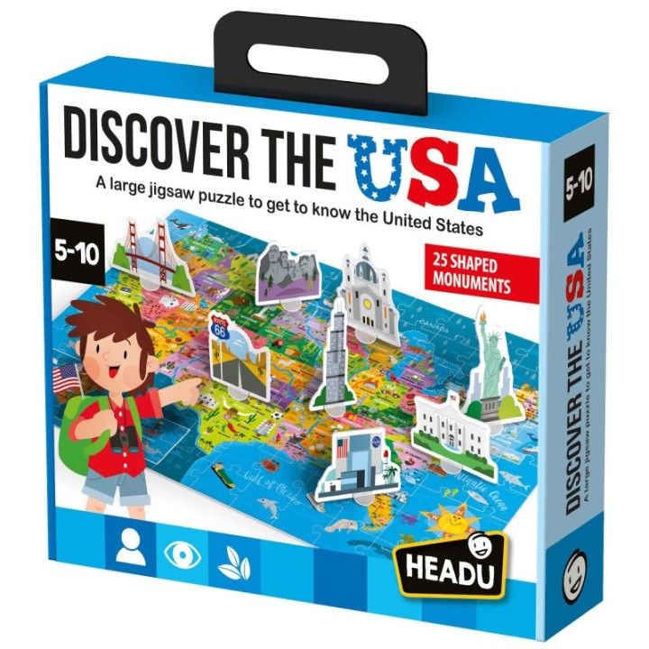 Headu Discover the USA Puzzle