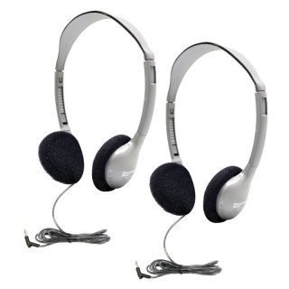 HamiltonBuhl® Personal On-Ear Stereo Headphone, Pack of 2