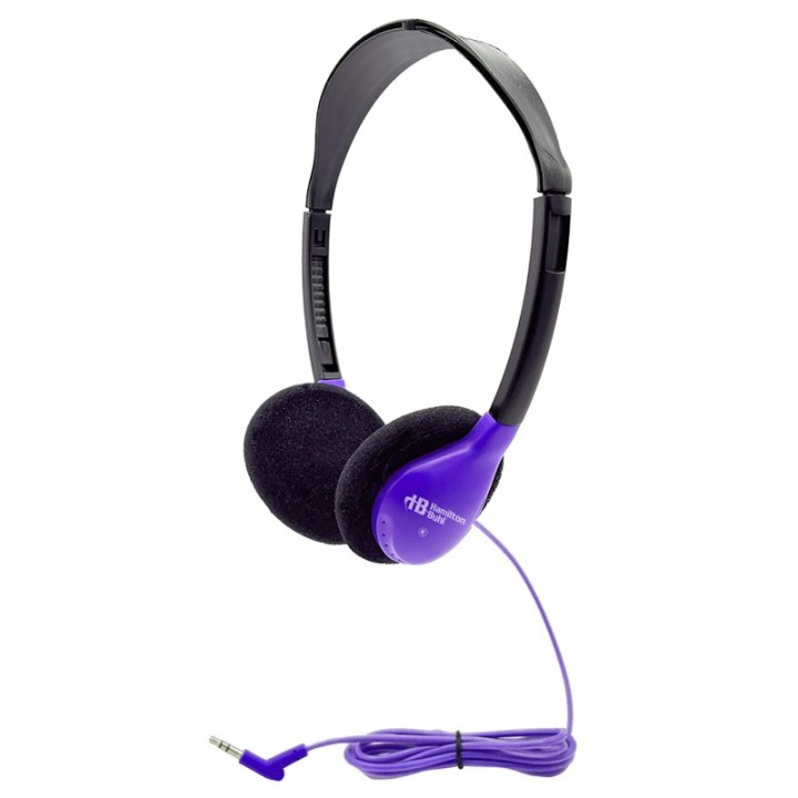 HamiltonBuhl® Personal On-Ear Stereo Headphone, Purple