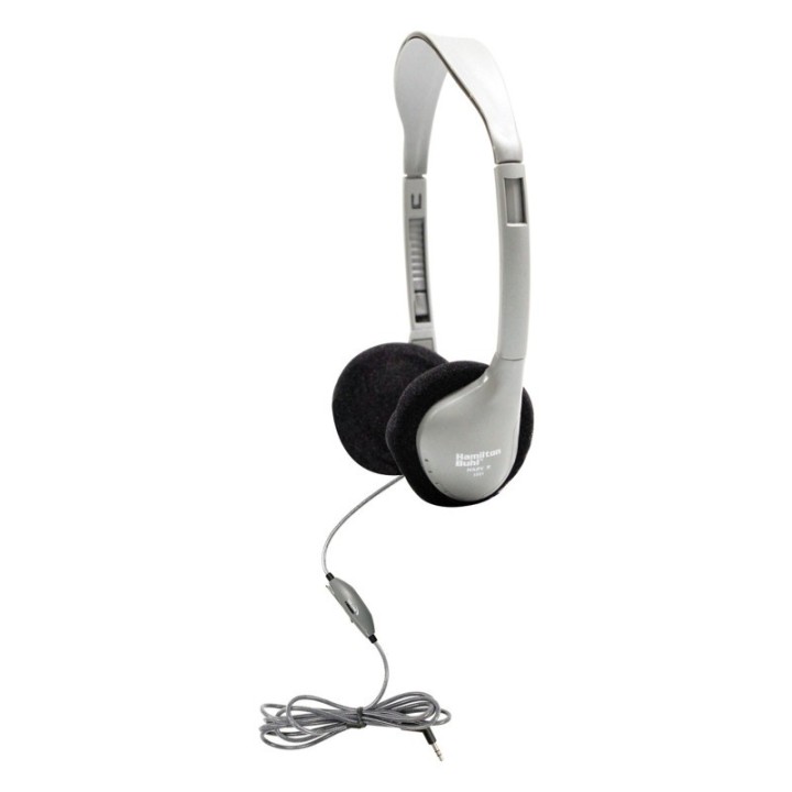 HamiltonBuhl® SchoolMate On-Ear Stereo Headphone with in-line Volume