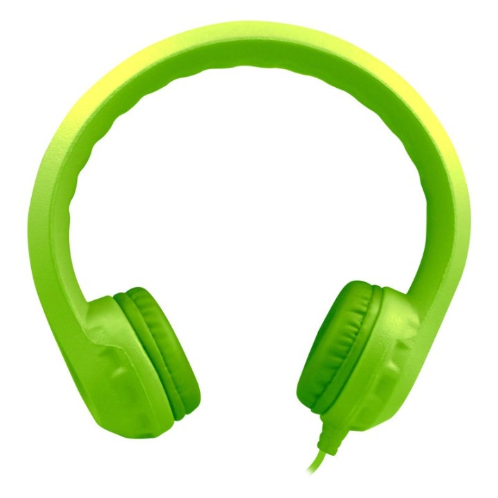 HamiltonBuhl® Flex-Phones Single Construction Foam Headphones - Green