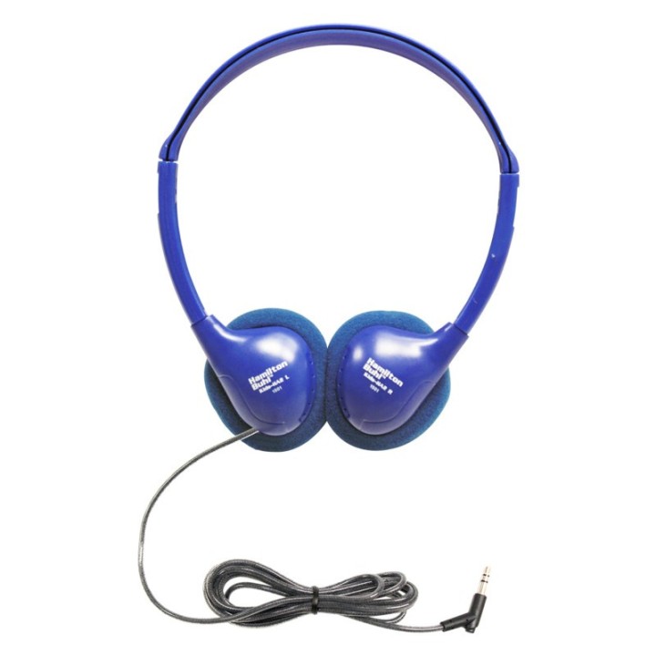 HamiltonBuhl® Kids On-Ear Blue Stereo Headphone