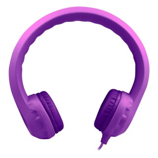 HamiltonBuhl® Flex-Phones Single Construction Foam Headphones - Purple