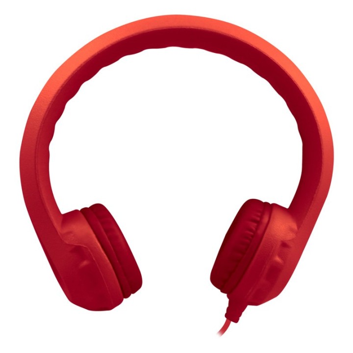 HamiltonBuhl® Flex-Phones, Foam Headphones, Red