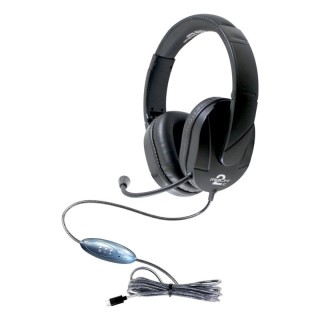 HamiltonBuhl® MACH-2 Multimedia Stereo Headset - Over-Ear with Steel Reinforced Gooseneck Mic