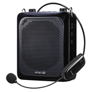 HamiltonBuhl® Amp-Up™ Personal UHF Voice Amplifier with Wireless Microphone – up to 40 Channels without Interference!