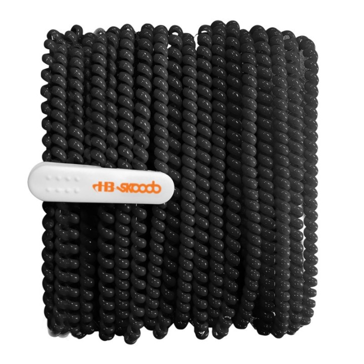 HamiltonBuhl® Skooob Tangle Free Earbud Covers - Jet Black