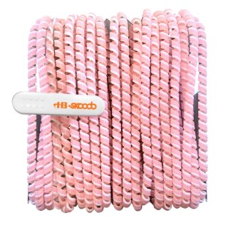 HamiltonBuhl® Skooob Tangle Free Earbud Covers - Light Pink/White