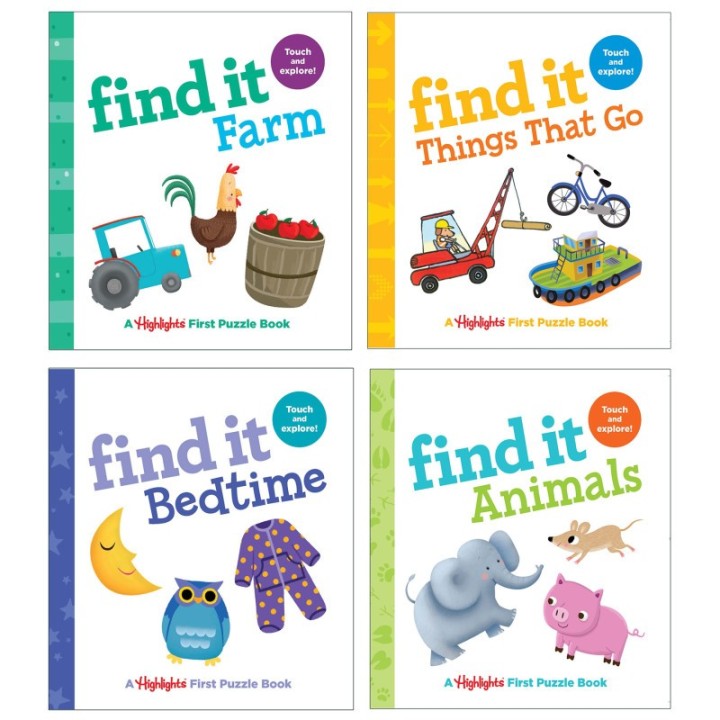 Highlights™ Find It Board Books, Set of 4