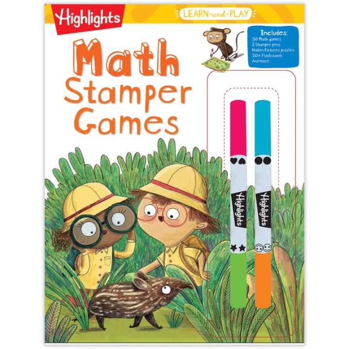 Highlights™ Learn-and-Play Math Stamper Games