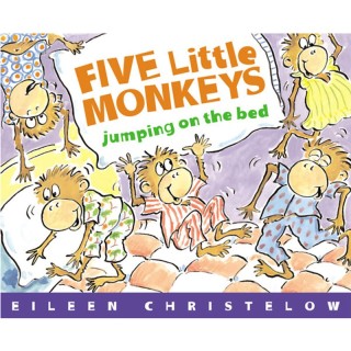 Houghton Mifflin Harcourt Five Little Monkeys Jumping on the Bed Book