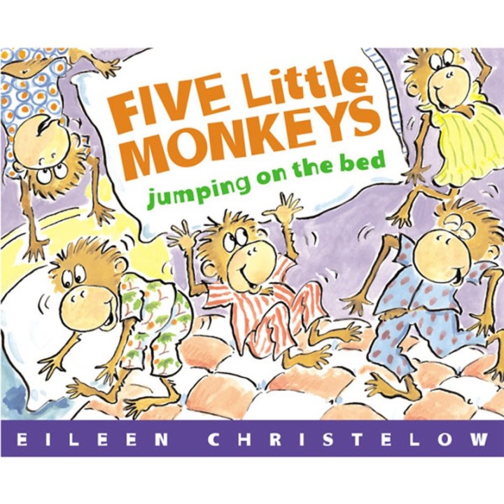 Houghton Mifflin Harcourt Five Little Monkeys Jumping on the Bed Book
