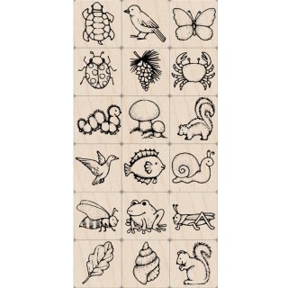 Hero Arts® Ink 'n' Stamp Nature Stamps, Set of 18