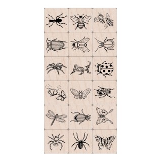 Hero Arts® Ink 'n' Stamp Bugs Stamps, Set of 18