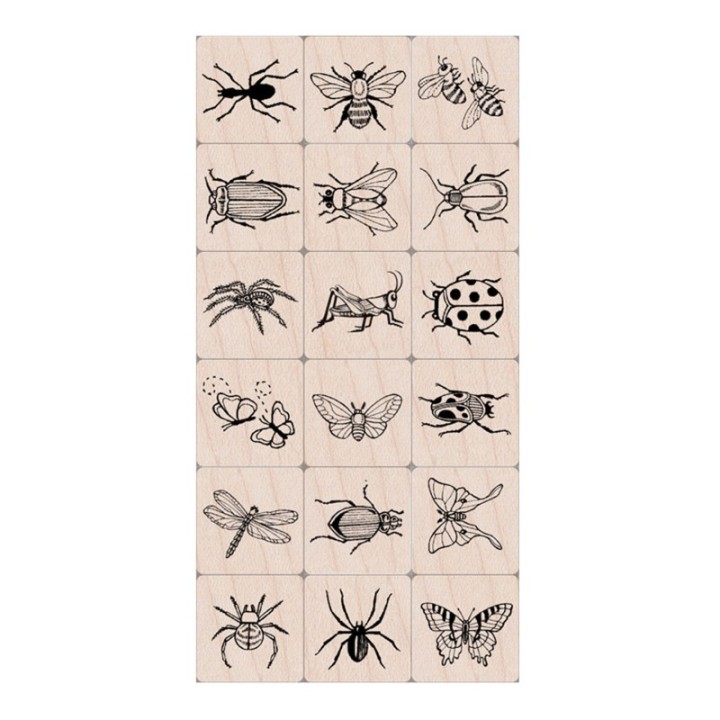 Hero Arts® Ink 'n' Stamp Bugs Stamps, Set of 18
