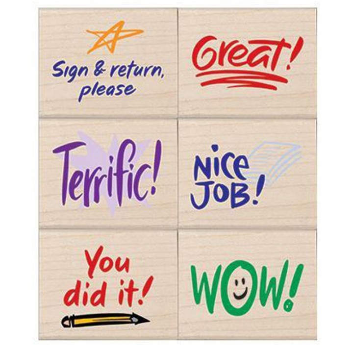 Hero Arts® Stamps of Approval, Set of 6