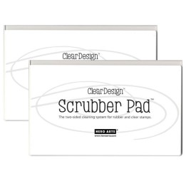 Hero Arts® Clear Design Scrubber Pad, Pack of 2