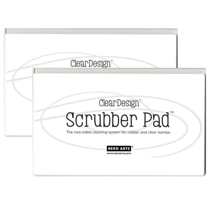 Hero Arts® Clear Design Scrubber Pad, Pack of 2