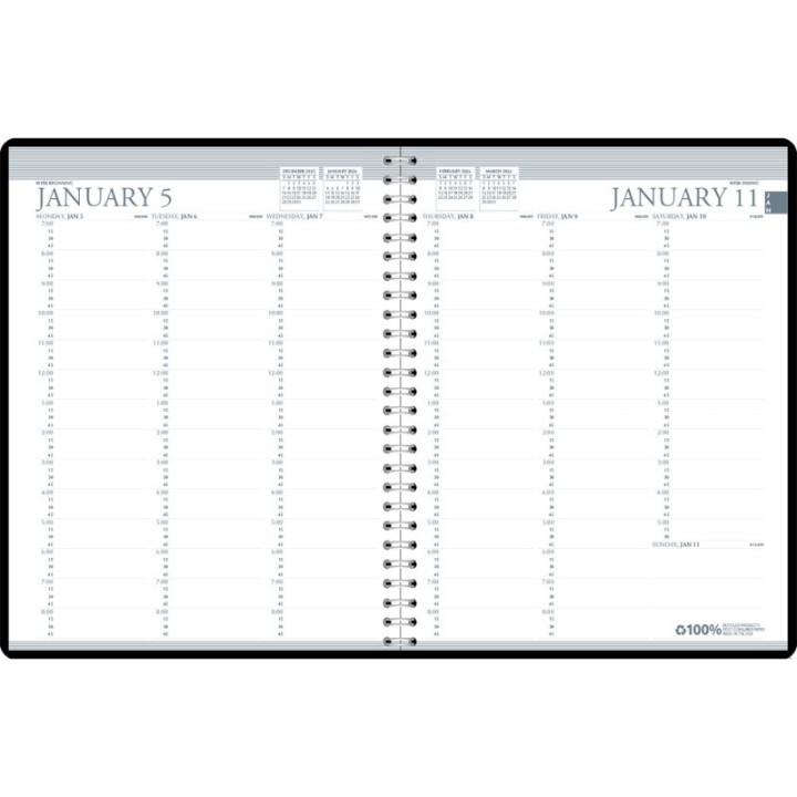 House of Doolittle® Professional Weekly Planner, 24 Months, January-December