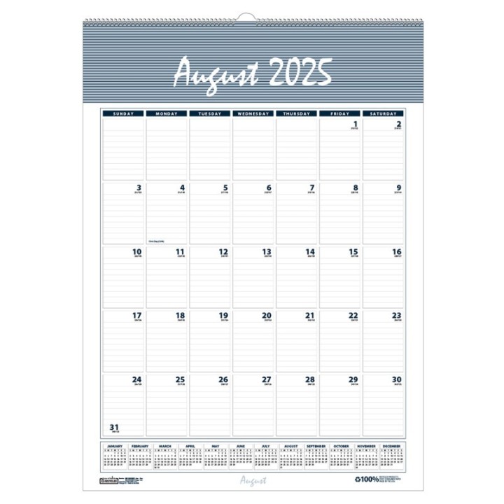 House of Doolittle® Bar Harbor Academic Wall Calendar, 12" x 17"