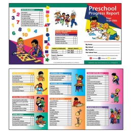 Hayes Publishing Preschool Progress Report Cards, 10 Per Pack (Ages 4)