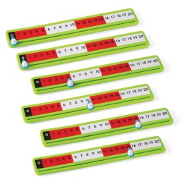 Hand2Mind Number Path Rekenrek, Pack of 6