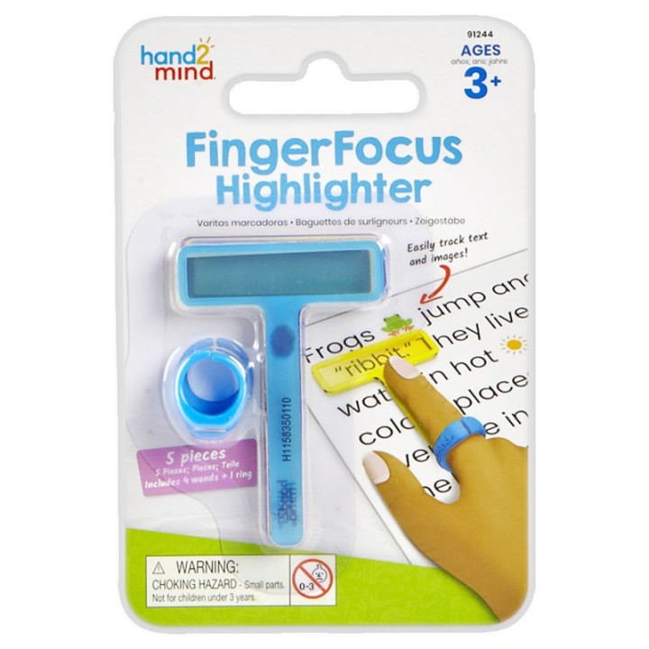 Hand2Mind FingerFocus® Highlighter Set