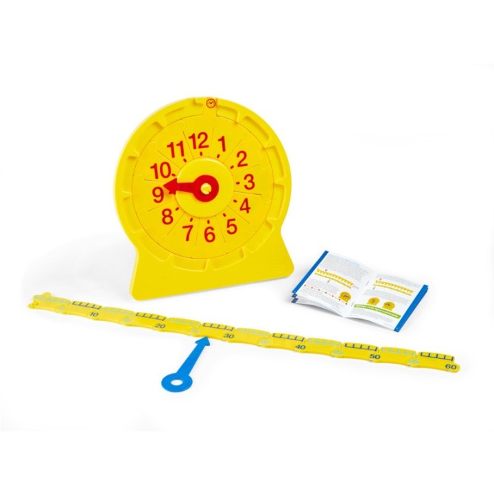Hand2Mind NumberLine Clock™, Magnetic Demonstration Clock