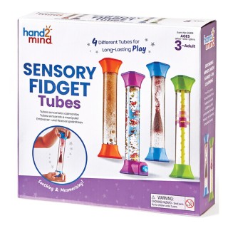 Hand2Mind Sensory Fidget Tubes, Set of 4