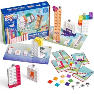 Hand2Mind Numberblocks MathLink® Cubes 11–20 Activity Set