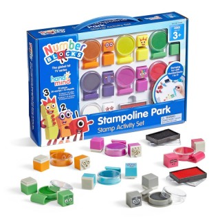 Hand2Mind Numberblocks Stampoline Park Stamp Activity Set