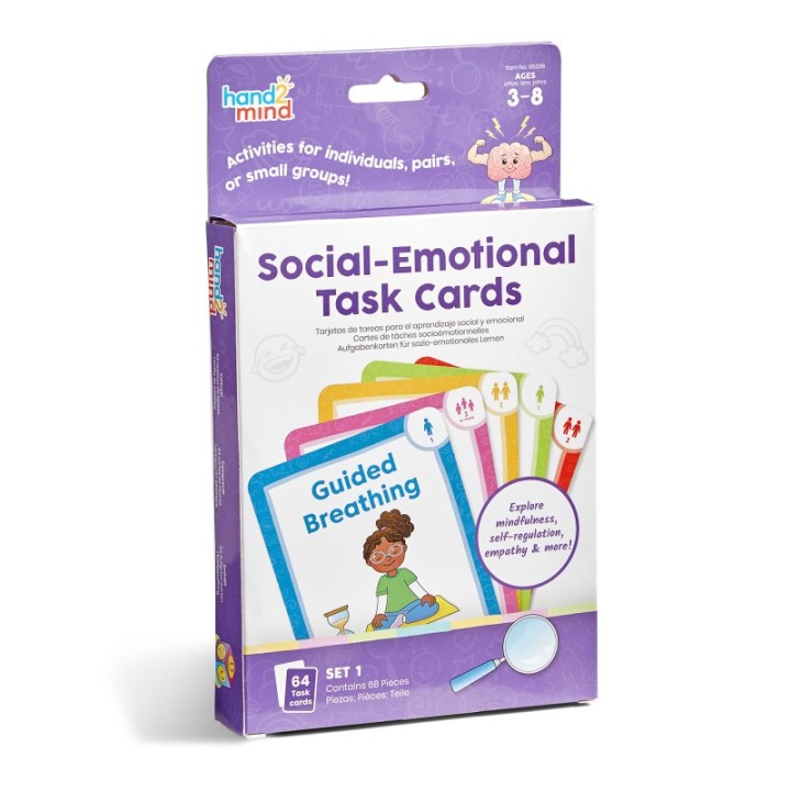 Hand2Mind Social-Emotional Task Cards, Ages 3+
