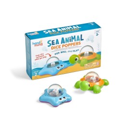 Hand2Mind Sea Animal Dice Poppers, Set of 2