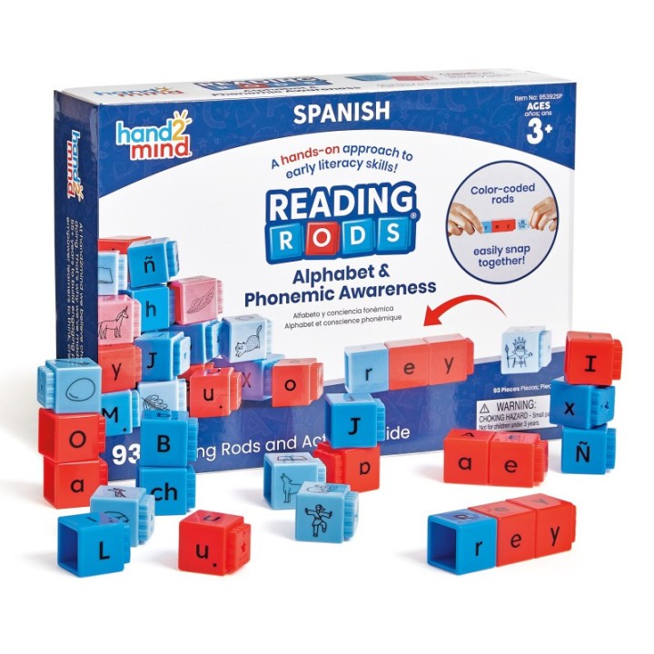 Hand2Mind Reading Rods® in Spanish, Alphabet & Phonemic Awareness