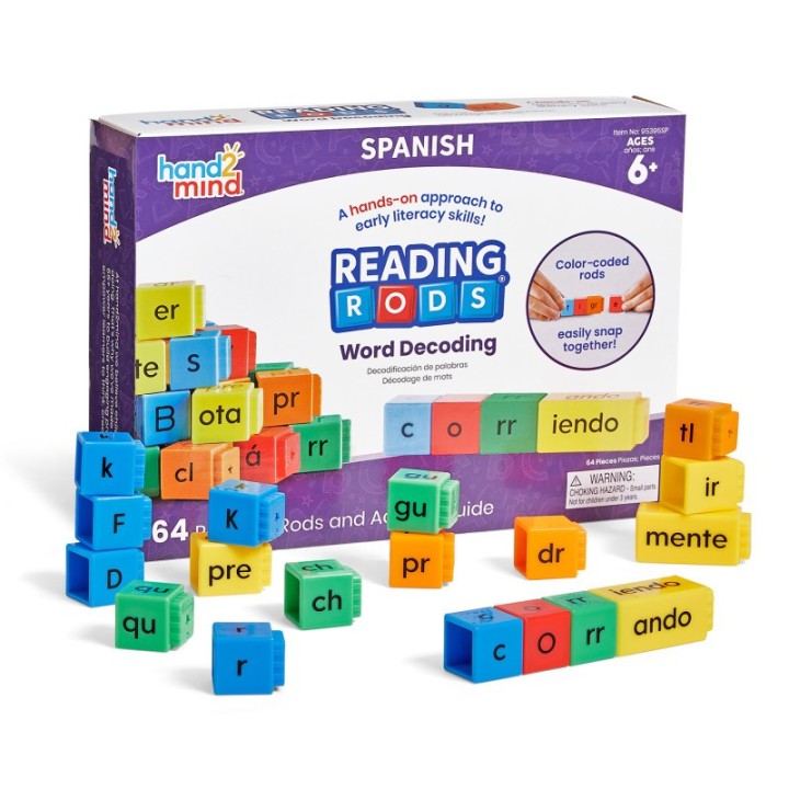 Hand2Mind Reading Rods® in Spanish, Word Decoding