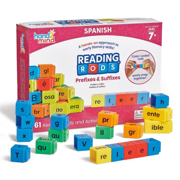 Hand2Mind Reading Rods® in Spanish, Prefixes & Suffixes